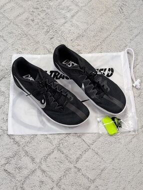 Nike Zoom Rival Distance Track & Field Spikes Black Silver Mens 13 DC8725-001